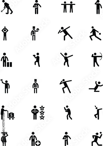 Human Avatar Vector Icons 