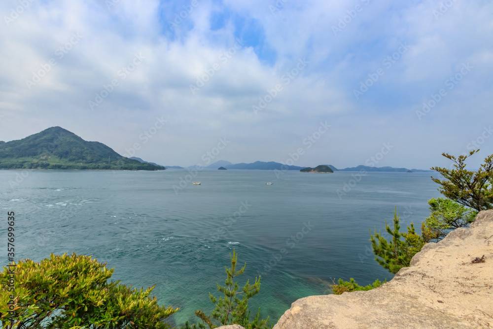 大久野島から見た瀬戸内海　広島県竹原市　Setonaiki seen from Okunojima Island Hiroshima Takehara city