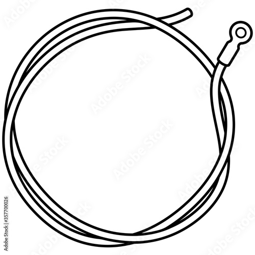 Bicycle disc brake hose