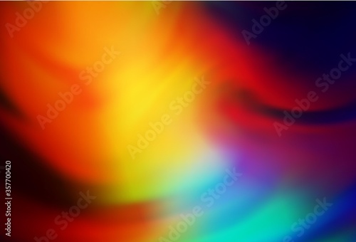 Dark Multicolor vector abstract bright pattern.