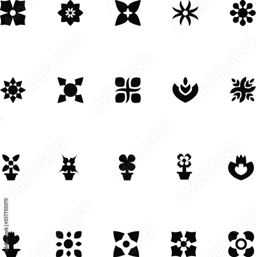  Flowers Vector Icons 6 
