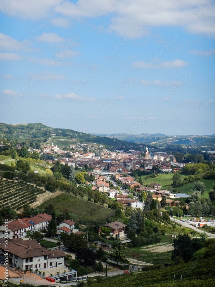View of Canale, Piedmont - Italy