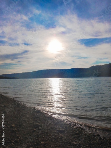 View of Sainte-Croix lake between the Verdon Gorges, France