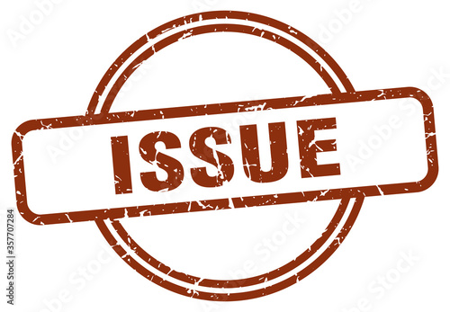 issue grunge stamp. issue round vintage stamp