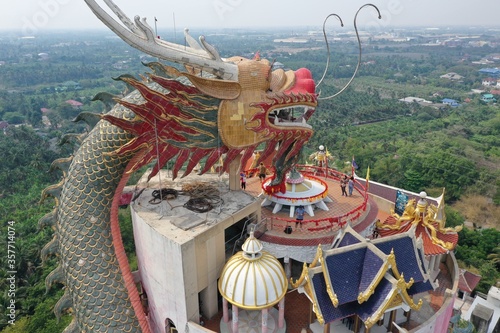 Wat Samphran temple in Nakhon Pathom Thailand