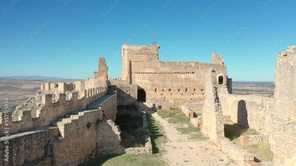 interior of the medieval castle in Gormaz, province of Soria, Castile and Leon, Spain interior of the medieval castle in Gormaz, province of Soria, Castile and Leon, Spain