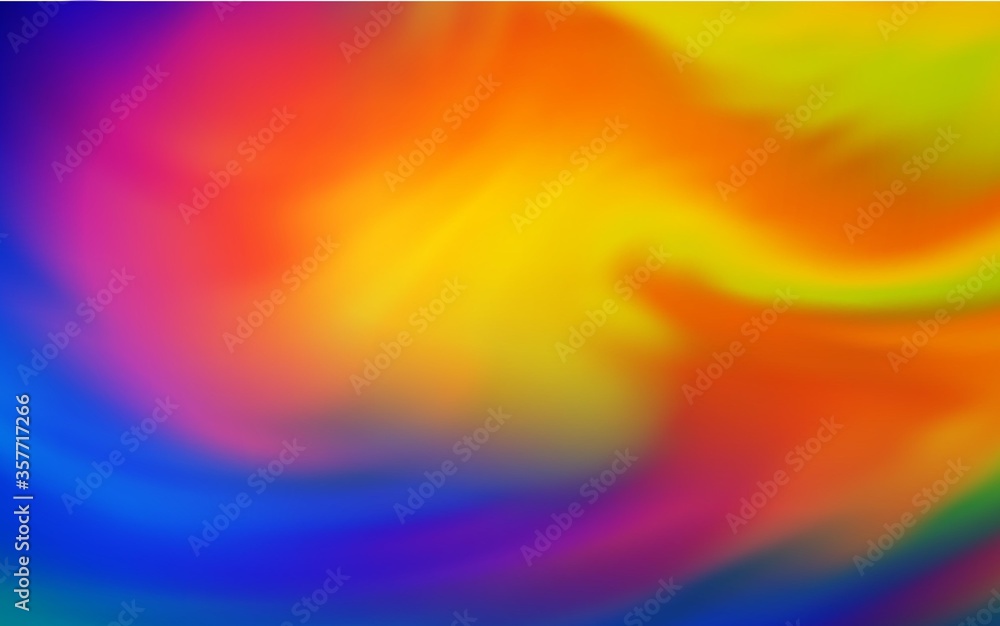 Obraz premium Light Blue, Red vector blurred background.