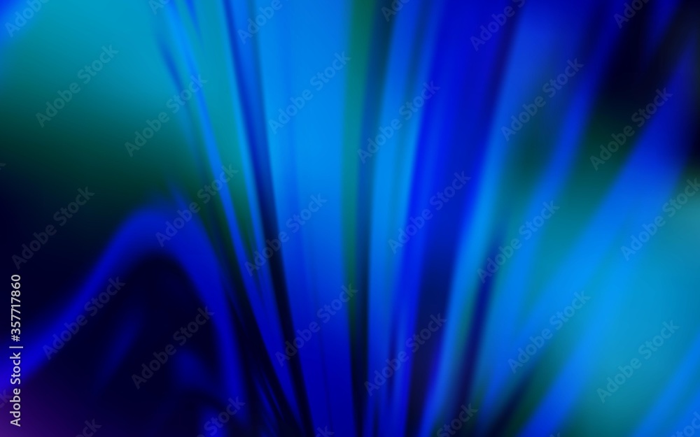 Light BLUE vector blurred and colored pattern.