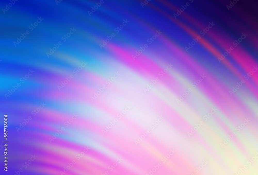 Light Pink, Blue vector texture with bent lines. Light Pink, Blue vector texture with bent lines.
