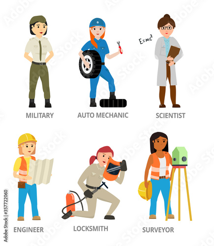 Women hard work non-traditional 