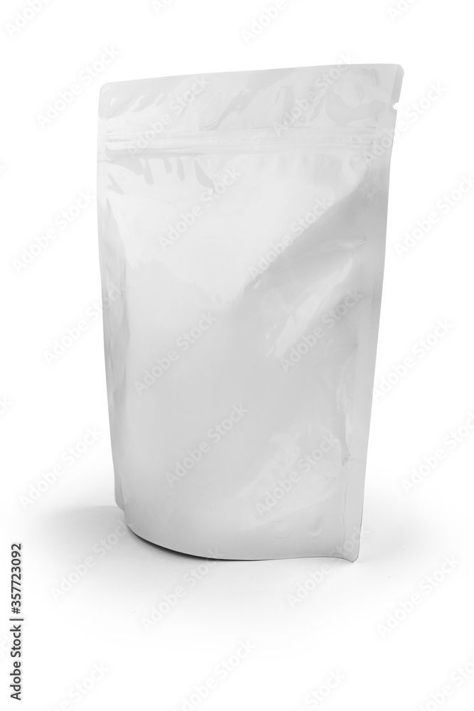 Mockup Stand Up Blank Bag For Coffee, Candy, Nuts, Spices, Self-Seal Zip Lock Foil Or Paper Food Pouch Snack Sachet Resealable Packaging. Mockup Stand Up Blank Bag For Coffee, Candy, Nuts, Spices, Self-Seal Zip Lock Foil Or Paper Food Pouch Snack Sachet Resealable Packaging.
