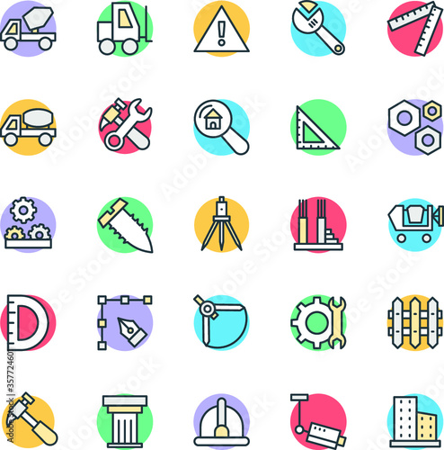 Construction Cool Vector Icons 