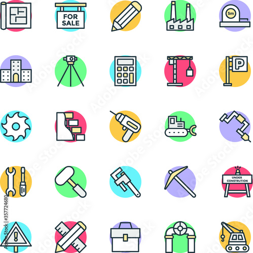 Construction Cool Vector Icons