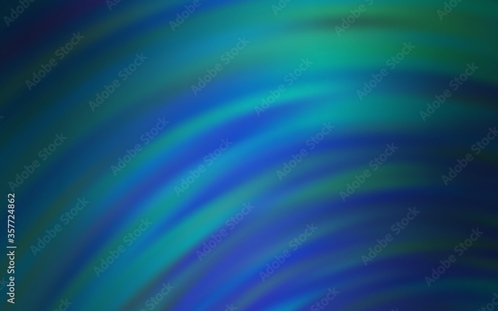 Light Blue, Green vector pattern with curved lines. Light Blue, Green vector pattern with curved lines.
