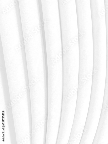 Curtain white  abstract striped smooth background