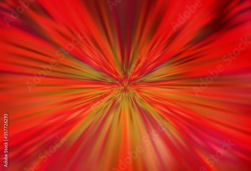 Light Orange vector blurred shine abstract texture.