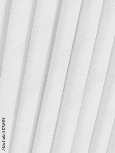Curtain white  abstract striped smooth background