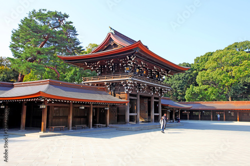 Meiji Shrine in Shibuya, Tokyo, Japan