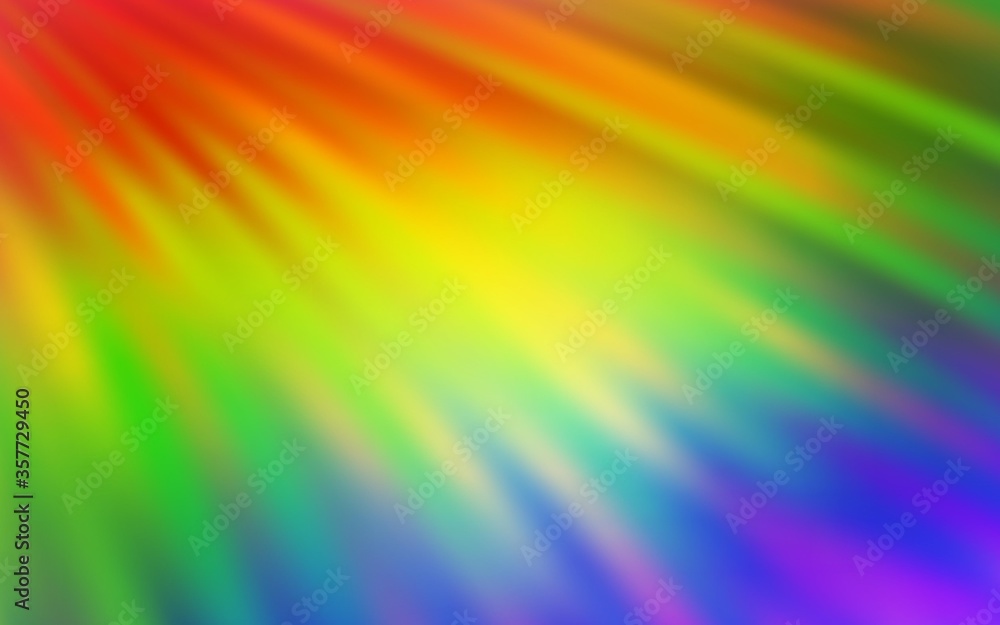 Obraz premium Light Multicolor vector background with stright stripes.