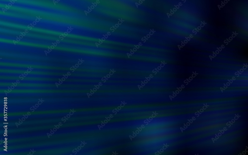 Fototapeta premium Dark BLUE vector background with stright stripes.