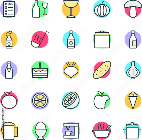 Food Cool Vector Icons