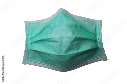 surgical mask isolated on white background