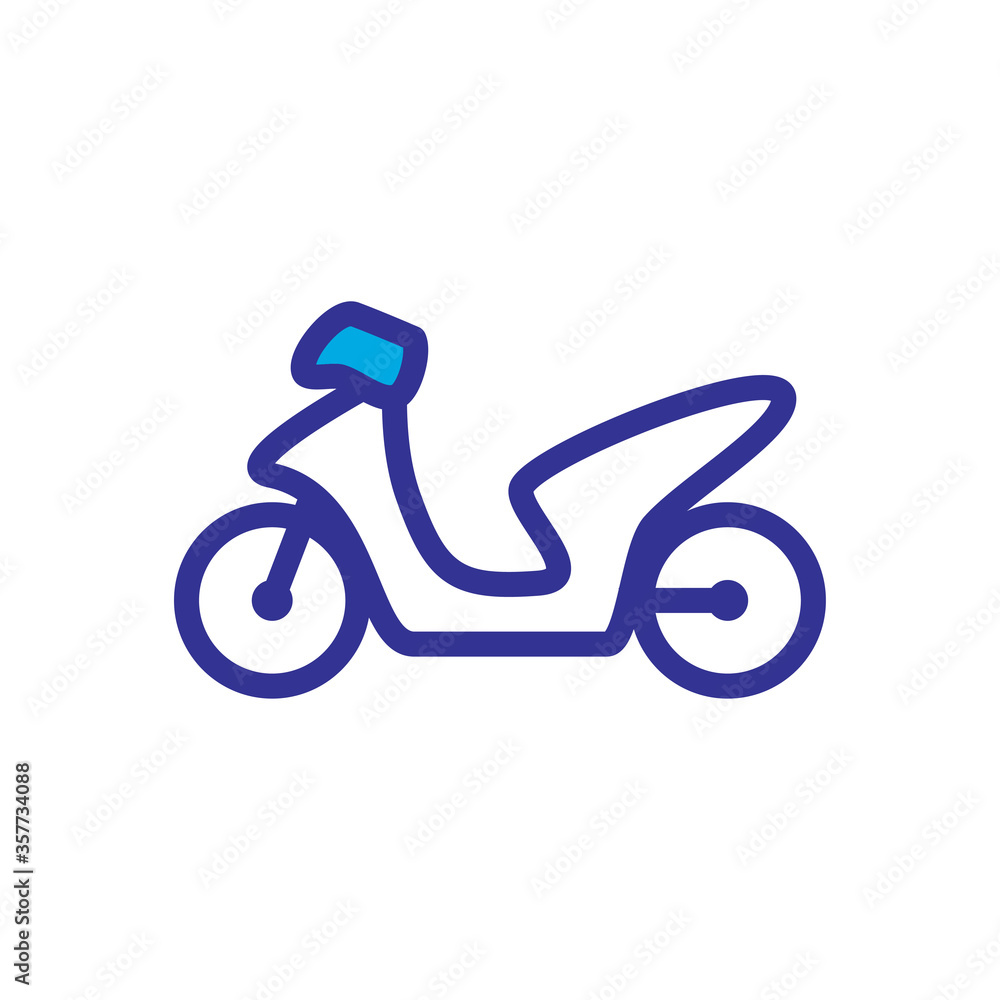 motor cycle icon logo illustration design