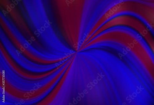 Dark Purple vector blurred bright template.