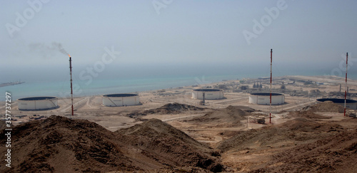 petrol oil storage tanks