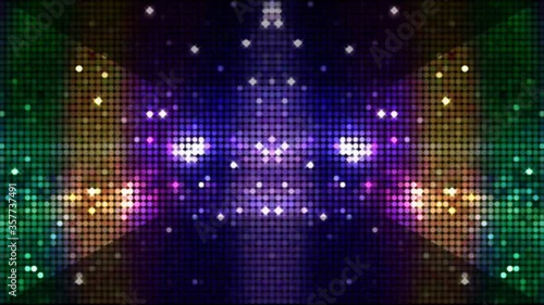 Wallpaper Mural background wall For disco parties and night club concepts, color reflector lights Torontodigital.ca