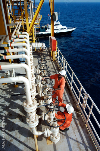 Petrochemical industrial installation