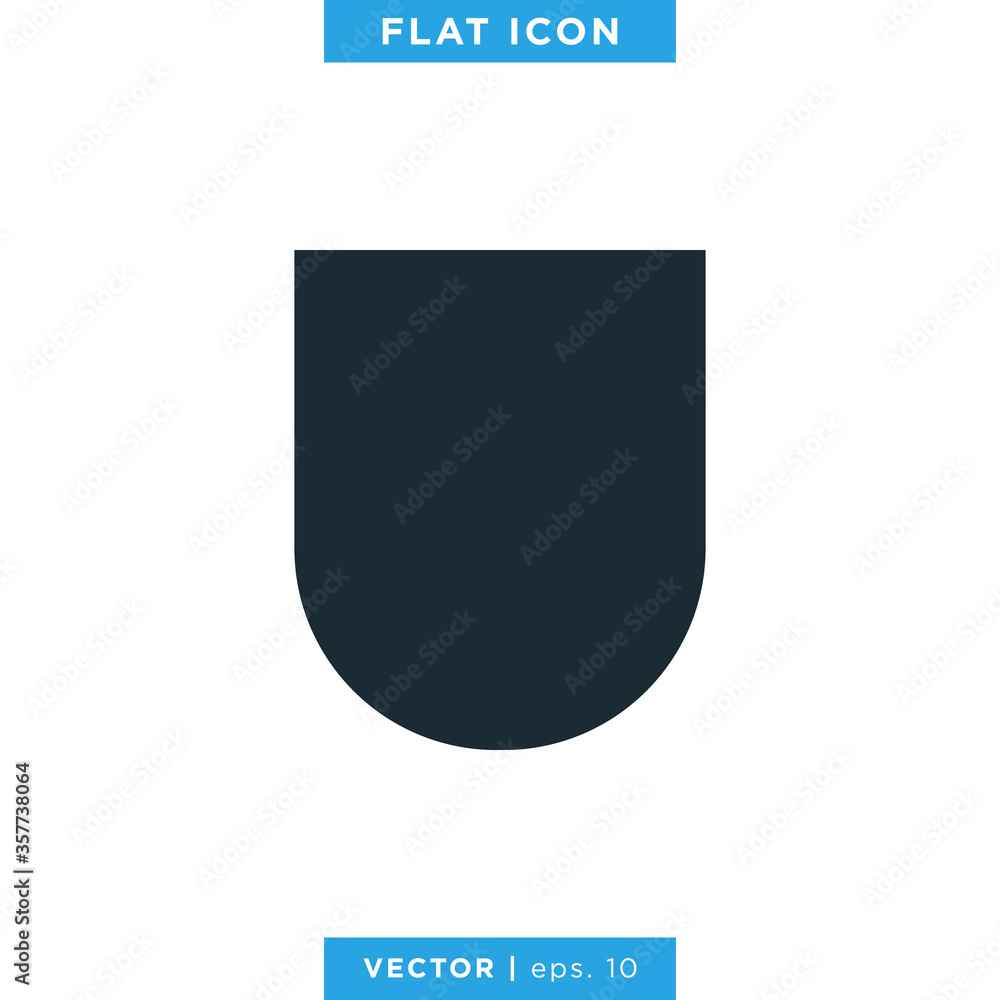 Shield icon vector design template Shield icon vector design template