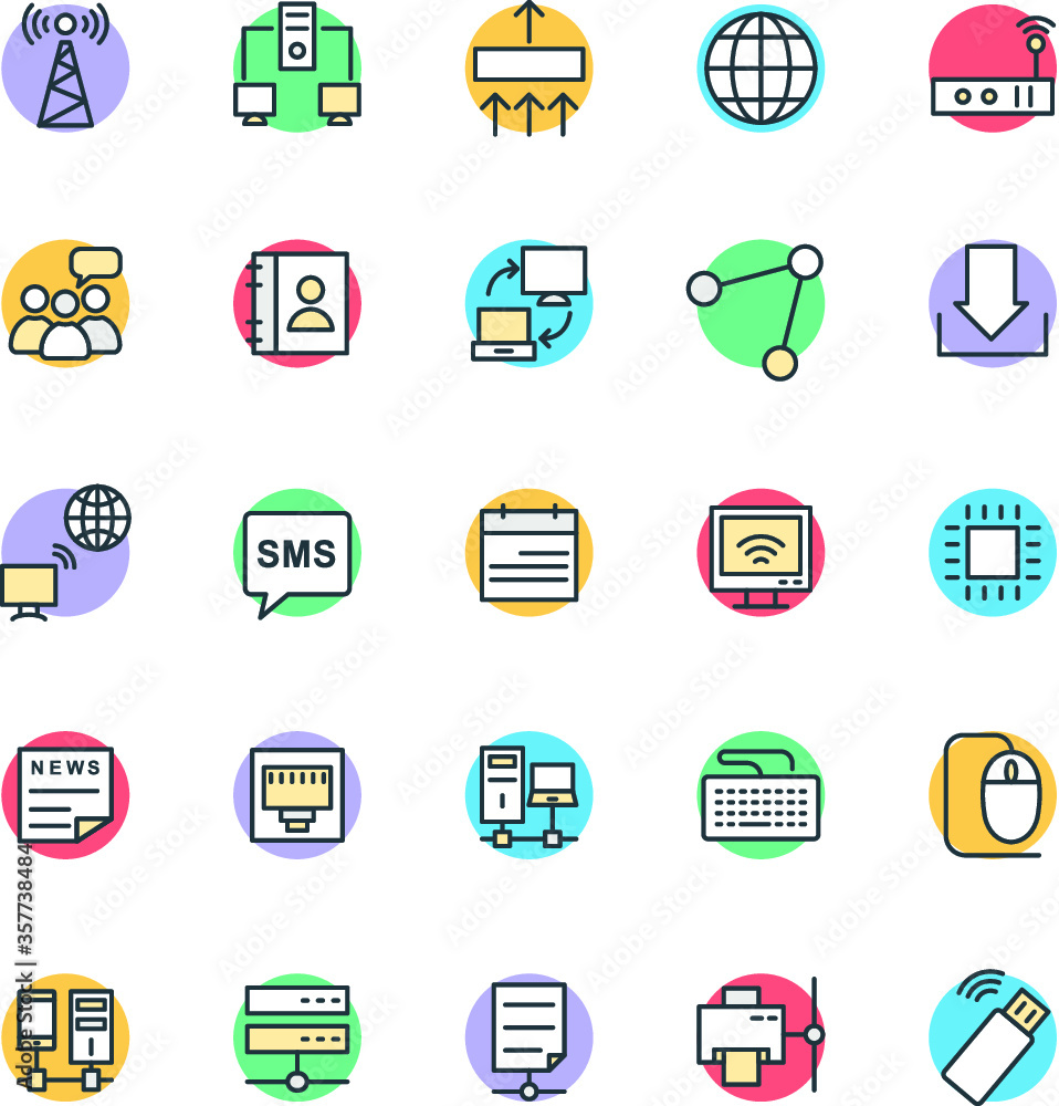 
Networking Cool Vector Icons 1
