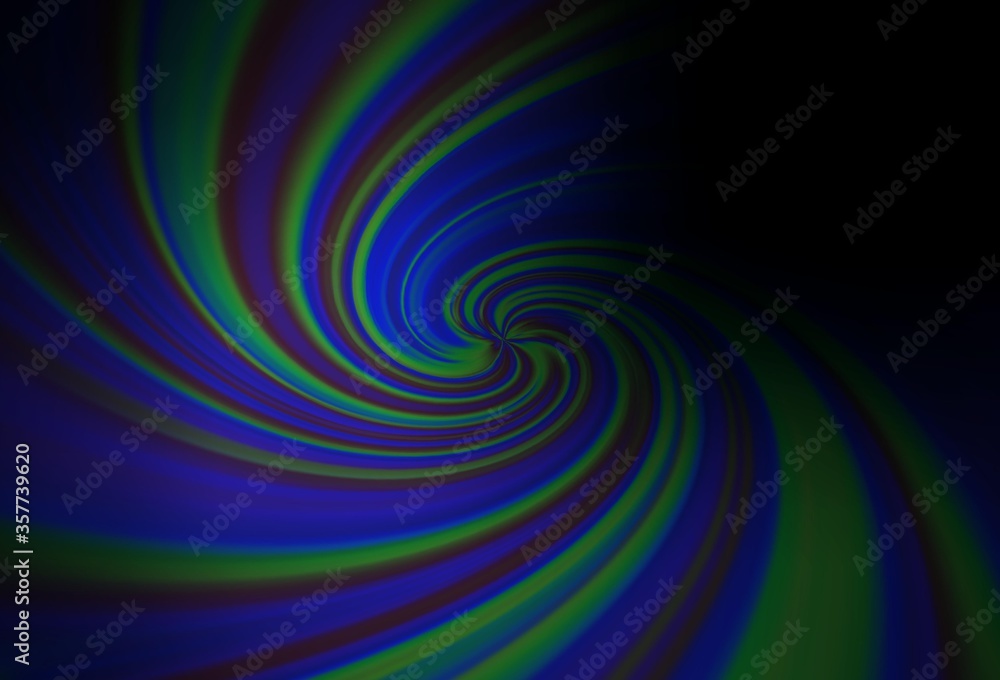 Dark BLUE vector pattern with wry lines. Dark BLUE vector pattern with wry lines.