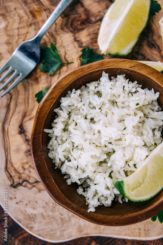 Mexican food Cilantro Lime rice