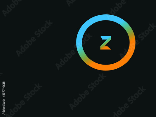 Fotografie Capital letter Z vector image