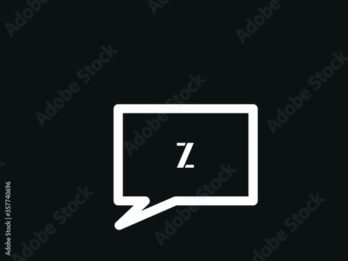 Fototapeta Capital letter Z vector image