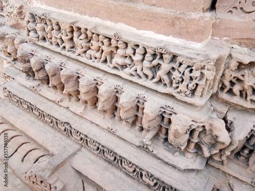 View of old artifacts built on the dome of the temple of Osia photo