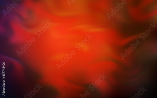 Dark Red vector abstract blurred layout.
