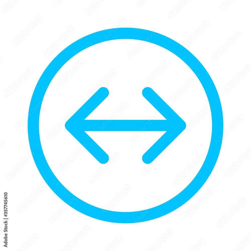 arrow line pointing left and right in circle blue isolated on white, arrow in circular strokes for direction, arrows button simple, line arrow symbol in circle for ui app, arrowhead pointer left right arrow line pointing left and right in circle blue isolated on white, arrow in circular strokes for direction, arrows button simple, line arrow symbol in circle for ui app, arrowhead pointer left right