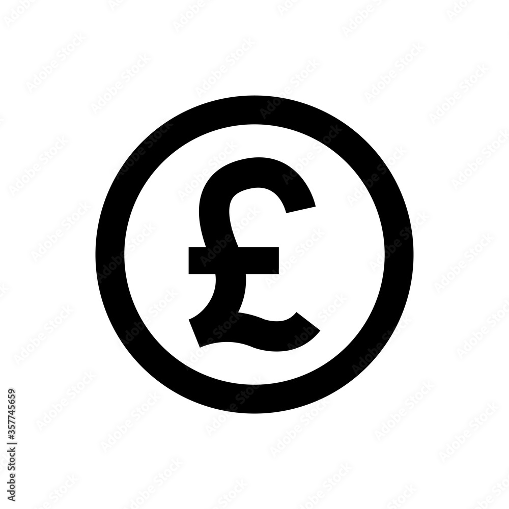 pound currency coin black for icon isolated on white, pound money for app symbol, simple flat pound money, currency digital pound coin for financial concept pound currency coin black for icon isolated on white, pound money for app symbol, simple flat pound money, currency digital pound coin for financial concept