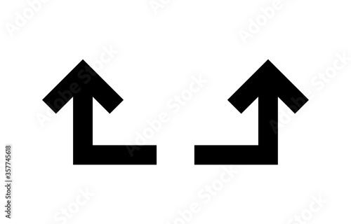 arrow pointing up, download button isolated on white, simple arrow for icon flat line, black arrow up direction, arrow sign of next or download upload concept