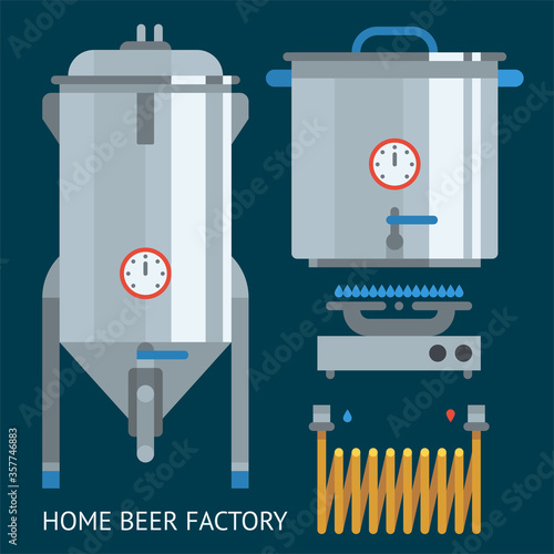 Home brewing factory 
