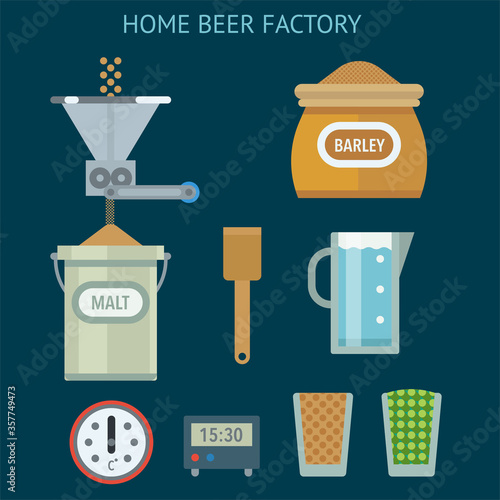 Home brewing factory 