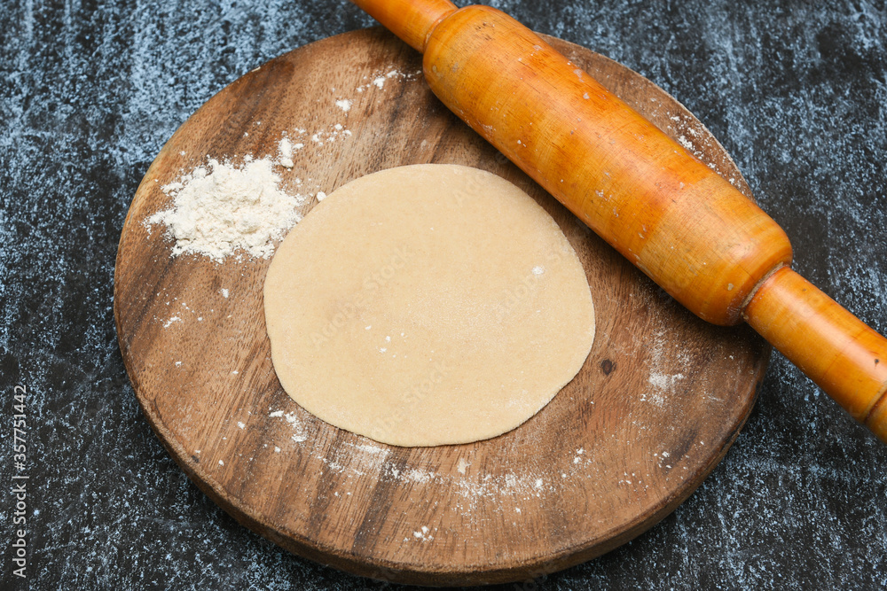 Preparation of Aloo Paratha or roti parantha chapati Punjab, North