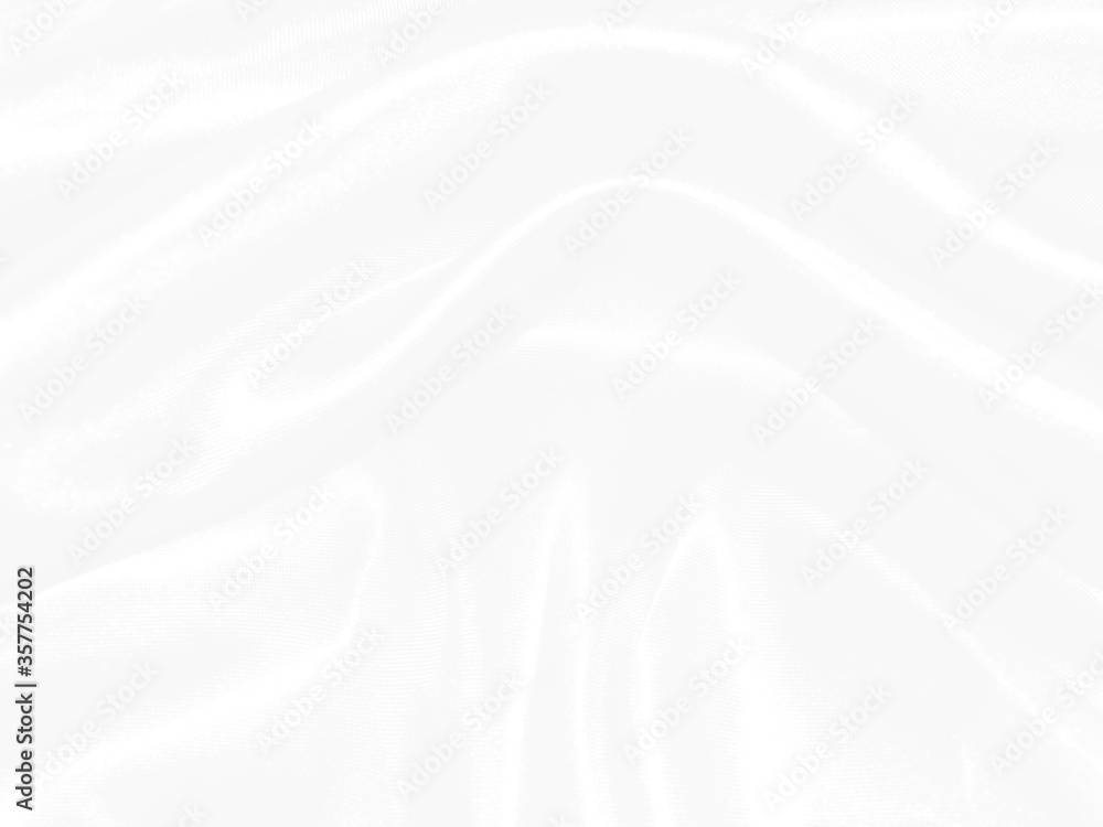 white fabric texture background ,wavy fabric and abstract and miscellaneous