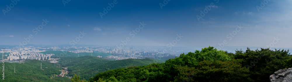 Panorama of suwon city
