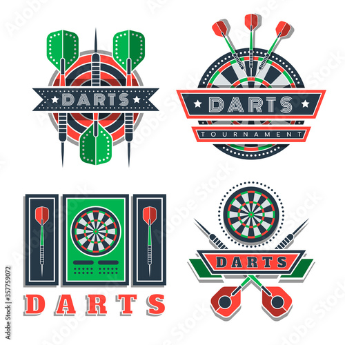 Darts tournament or club logo