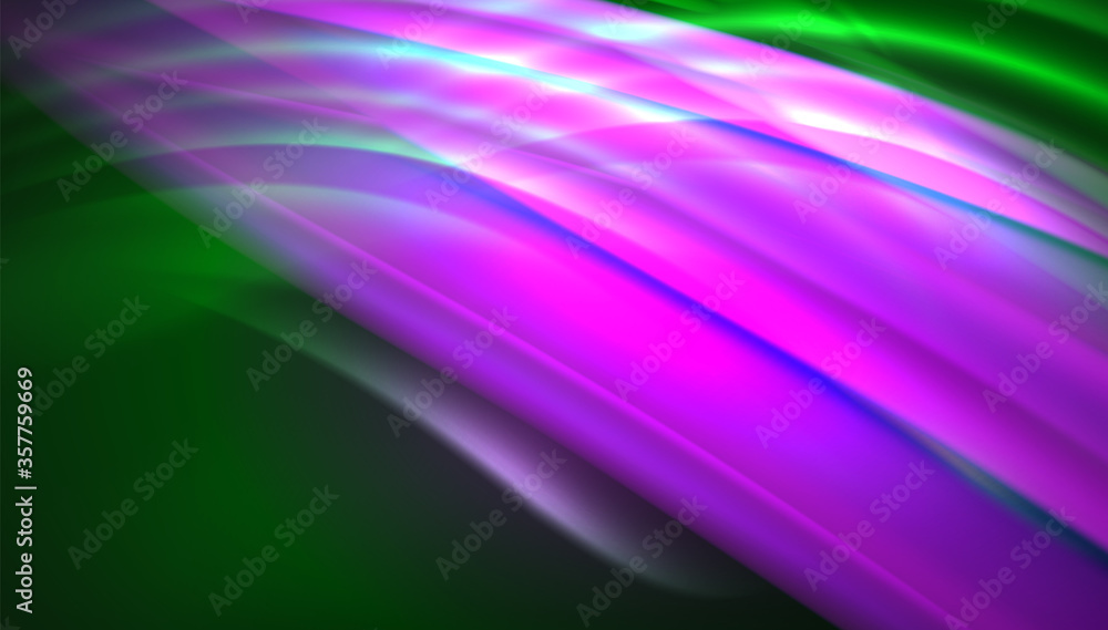 Fototapeta premium Fluid wave lines background. Trendy abstract layout template for business or technology presentation, internet poster or web brochure cover, wallpaper