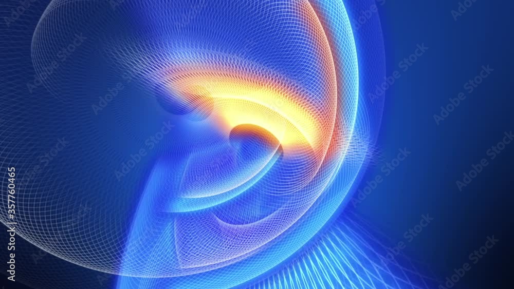 Irregularly rotating spirograph Irregularly rotating spirograph